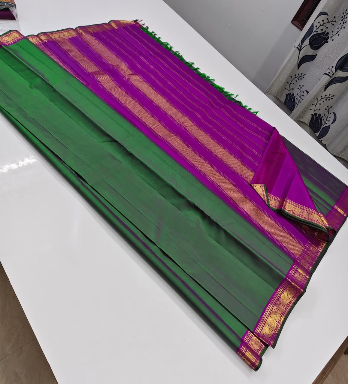 Premium Quality Kanchipuram Silk Saree With Traditional Zari Weaving